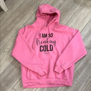 Pink Graphic Hoodie